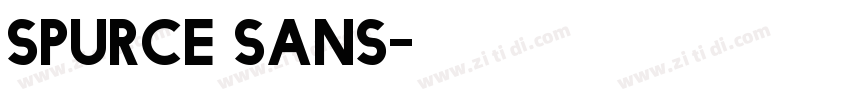 Spurce Sans字体转换
